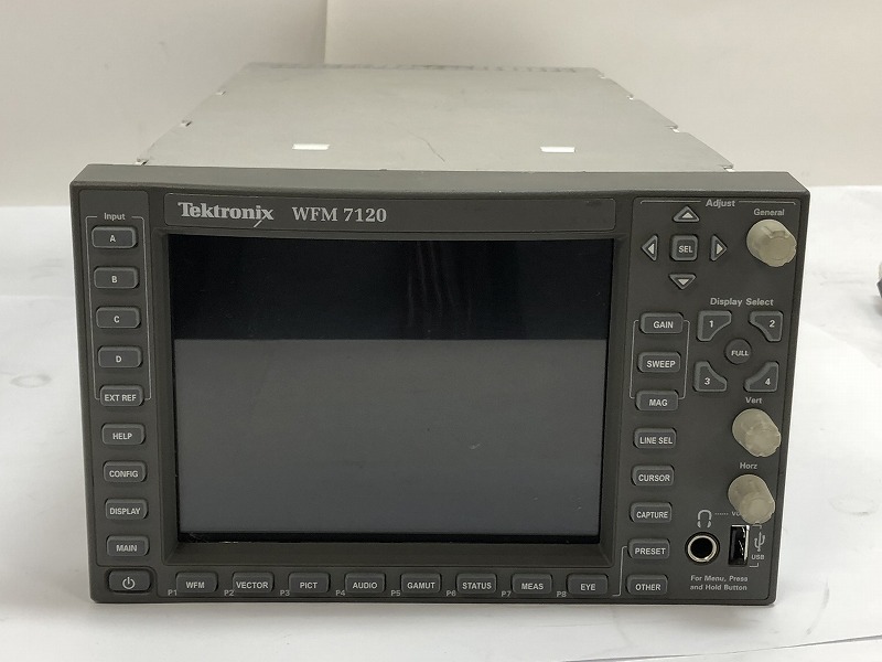 Tektronix WFM7120 ｜マルチフォーマット波形モニタ｜中古測定機器 