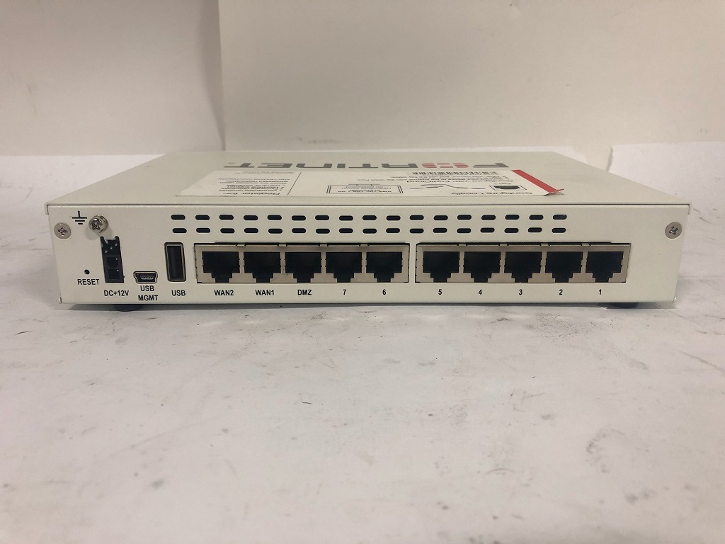 Fortinet Fortigate 60E 工場出荷初期化済み（7） ライセンス